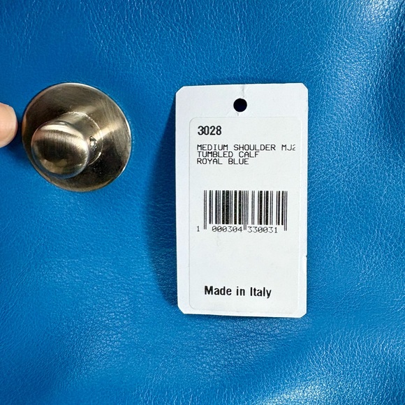 Marc Jacobs Blue Leather Shoulder Bag - Picture 9 of 10